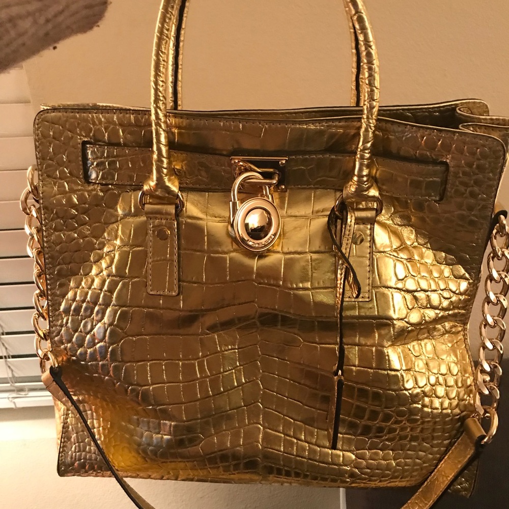 Michael Kors Hamilton rare color handbag